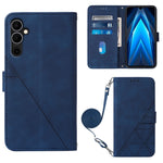 Custodia per cellulare in pelle con flip in rilievo 3D a tracolla, For Tecno Pova Neo 2, For Google Pixel 7a, For Samsung Galaxy A04e