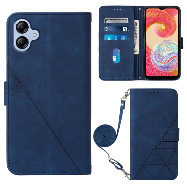 Custodia portafoglio in pelle con flip per Galaxy A04e