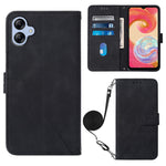 Custodia portafoglio in pelle con flip per Galaxy A04e