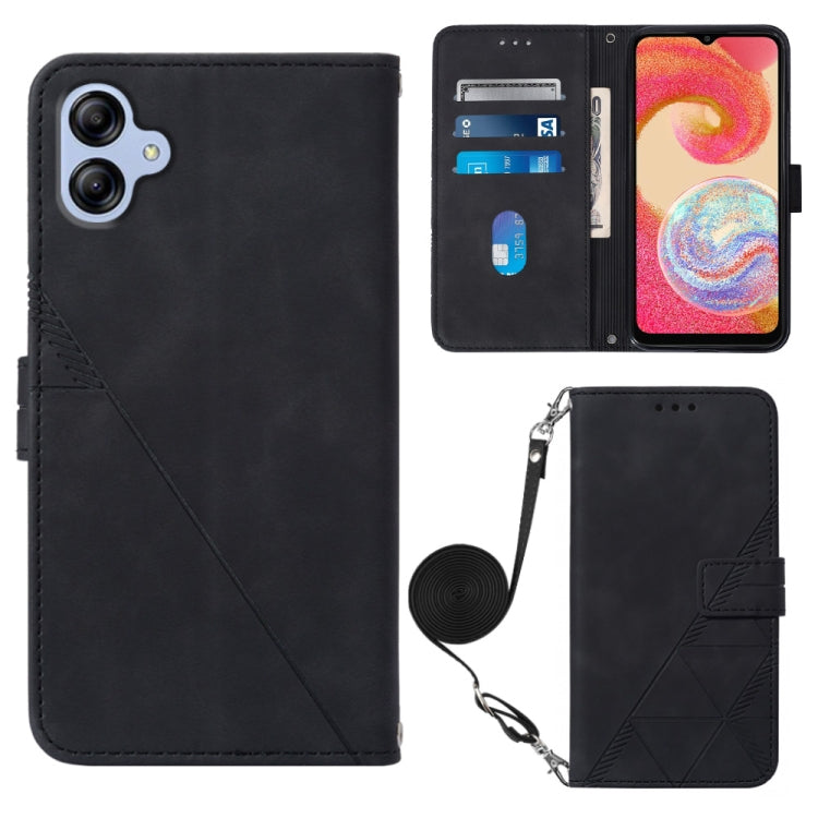 Custodia portafoglio in pelle con flip per Galaxy A04e