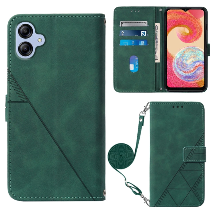 Custodia portafoglio in pelle con flip per Galaxy A04e
