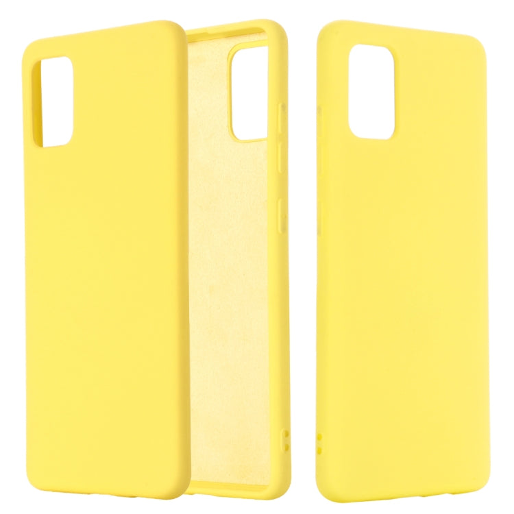 Custodia silicone liquido copertura totale per Samsung Galaxy A31