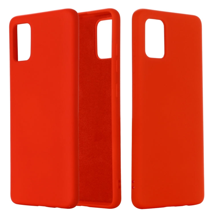 Custodia silicone liquido copertura totale per Samsung Galaxy A31