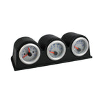 Contagiri combinato per auto da 52 mm 3 in 1 12V + indicatore temperatura acqua + indicatore pressione olio con staffa, Tachometer + Water Temp Gauge + Oil Press Gauge