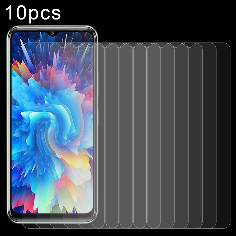 Pellicola in vetro temperato 10 pezzi 0,26 mm 9H 2,5D, For Moxee M2160 (10 PCS), For Samsung Galaxy A24 5G (10 PCS), For Motorola Moto X40 Pro (10 PCS), For Infinix Hot 20 5G (10 PCS), For Infinix Smart 7 (10 PCS)