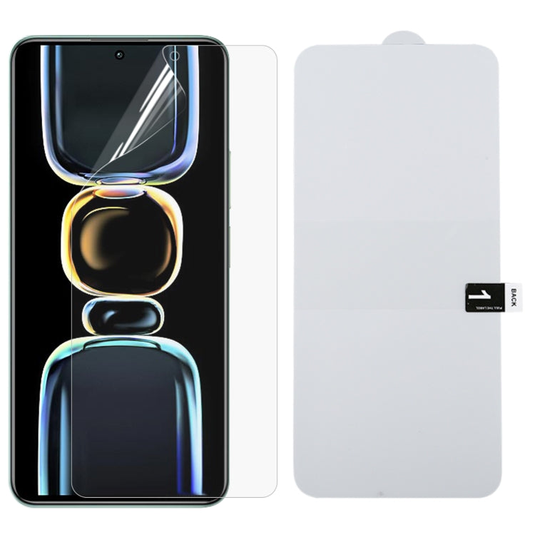 Full Screen Protector Pellicola idrogel antideflagrante, For Xiaomi Redmi K60 (1 PC)