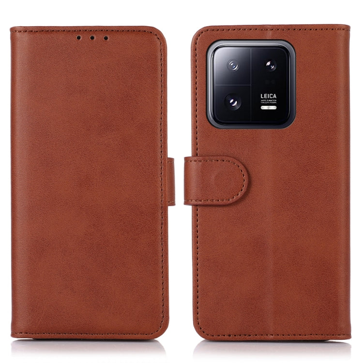 Custodia per telefono in pelle con trama di mucca, For Motorola Moto X40 Pro, For Xiaomi 13 Pro, For Xiaomi 13
