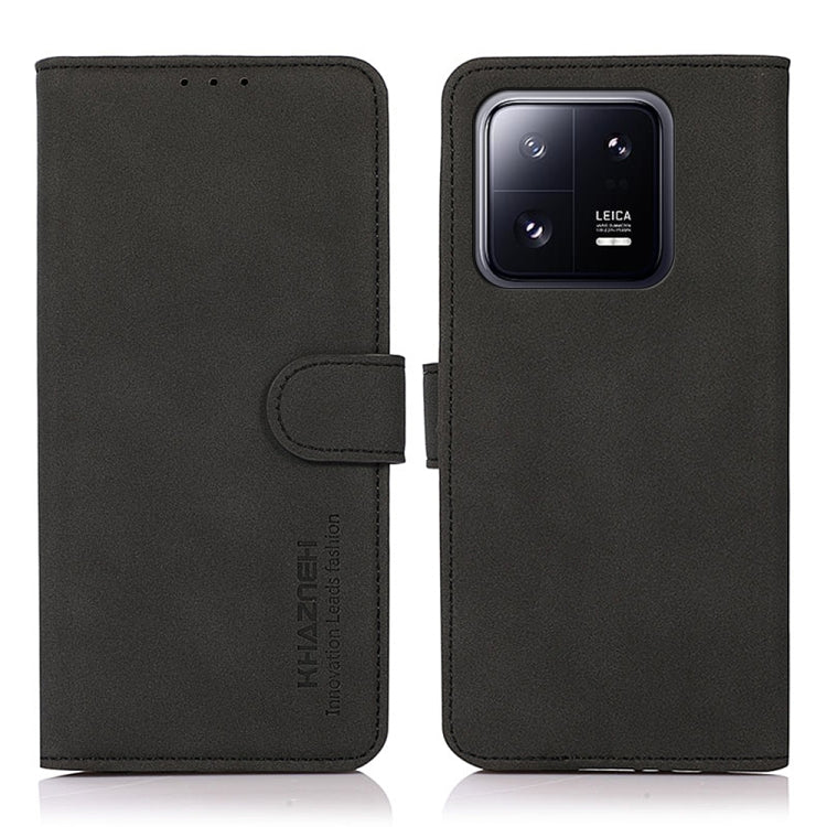 KHAZNEH Custodia per telefono in pelle con trama opaca, For Motorola Moto X40 Pro, For Xiaomi 13 Pro, For Xiaomi 13