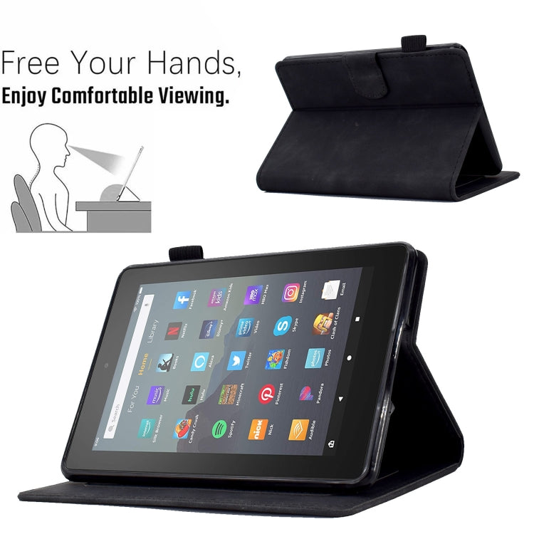 Custodia Smart in pelle per tablet con flip in rilievo, For Amazon Kindle Youth Version 2022