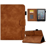 Custodia Smart in pelle per tablet con flip in rilievo, For Amazon Kindle Youth Version 2022