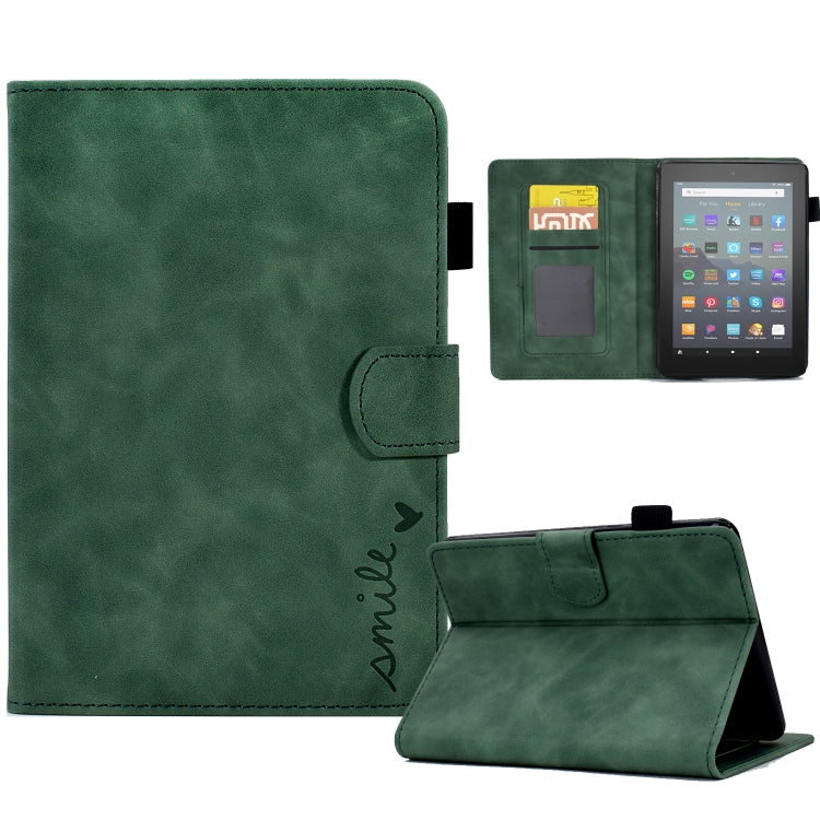 Custodia Smart in pelle per tablet con flip in rilievo, For Amazon Kindle Youth Version 2022