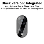 imak Pellicola con lente in vetro integrata ad alta definizione Versione nera, For OPPO A58 5G, For Samsung Galaxy A14 5G, For Samsung Galaxy A54 5G