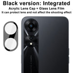 imak Pellicola con lente in vetro integrata ad alta definizione Versione nera, For OPPO A58 5G, For Samsung Galaxy A14 5G, For Samsung Galaxy A54 5G