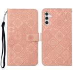 Custodia per cellulare in pelle con motivo goffrato stile etnico, For Samsung Galaxy A34, For Samsung Galaxy A54