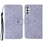 Custodia per cellulare in pelle con motivo goffrato stile etnico, For Samsung Galaxy A34, For Samsung Galaxy A54