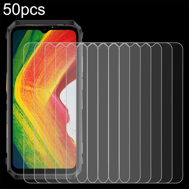 50 pellicole in vetro temperato 0,26 mm 9H 2,5D, For Wiko 5G (50 PCS), For Ulefone Power Armor 19 (50 PCS)