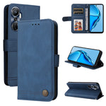 Custodia per telefono in pelle con bottone in metallo con albero della vita Skin Feel, For Infinix Hot 20 4G, For Infinix Hot 20s, For Infinix Note 12 / G96