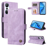 Custodia per telefono in pelle con bottone in metallo con albero della vita Skin Feel, For Infinix Hot 20 4G, For Infinix Hot 20s, For Infinix Note 12 / G96