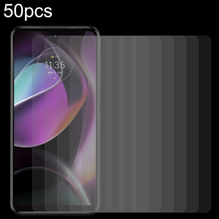 50 pellicole in vetro temperato 0,26 mm 9H 2,5D, For Blackview BV5200 Pro (50 PCS), For Motorola Moto Edge+ 2023 (50 PCS), For Motorola Moto G 5G 2023 (50 PCS), For Infinix Hot 20 Pro (50 PCS)
