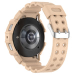 Cinturino in silicone per armatura + custodia protettiva, For Samsung Galaxy Watch5 40mm, For Samsung Galaxy Watch5 44mm, For Samsung Galaxy Watch4 40mm, For Samsung Galaxy Watch4 44mm