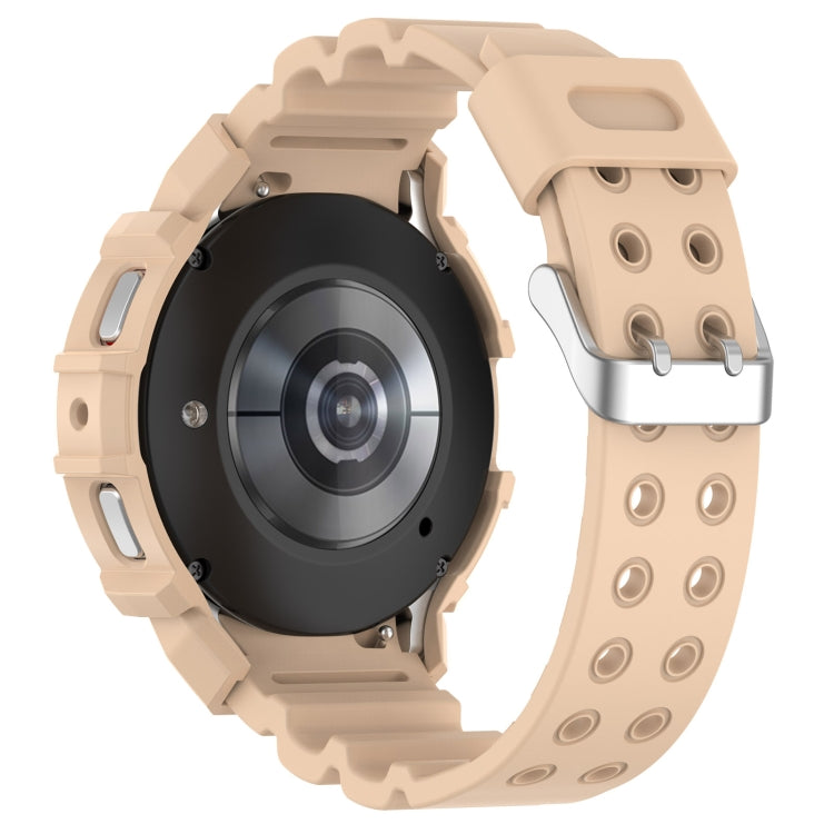 Cinturino in silicone per armatura + custodia protettiva, For Samsung Galaxy Watch5 40mm, For Samsung Galaxy Watch5 44mm, For Samsung Galaxy Watch4 40mm, For Samsung Galaxy Watch4 44mm