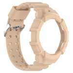 Cinturino in silicone per armatura + custodia protettiva, For Samsung Galaxy Watch5 40mm, For Samsung Galaxy Watch5 44mm, For Samsung Galaxy Watch4 40mm, For Samsung Galaxy Watch4 44mm