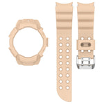 Cinturino in silicone per armatura + custodia protettiva, For Samsung Galaxy Watch5 40mm, For Samsung Galaxy Watch5 44mm, For Samsung Galaxy Watch4 40mm, For Samsung Galaxy Watch4 44mm