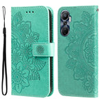 Custodia per telefono in pelle goffrata con fiori a 7 petali, For Infinix Hot 20 4G, For Infinix Hot 20s, For Infinix Note 12 / G96