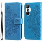 Custodia per telefono in pelle goffrata con fiori a 7 petali, For Infinix Hot 20 4G, For Infinix Hot 20s, For Infinix Note 12 / G96