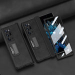 Custodia per telefono all-inclusive con texture Napa integrata, For OPPO Find N