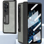Custodia per telefono all-inclusive con texture Napa integrata, For OPPO Find N