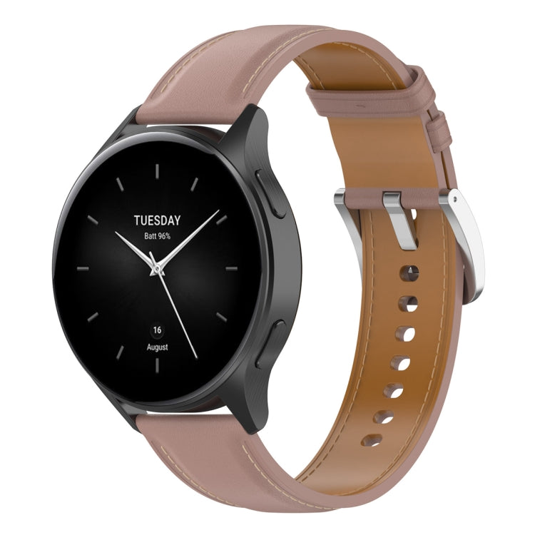 Cinturino per orologio in vera pelle da 22 mm, For Huawei Watch Buds/Xiaomi Watch S2