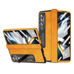 Custodia per telefono magnetica all-inclusive con motivo Napa, For Samsung Galaxy Z Fold4