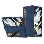 Custodia per telefono magnetica all-inclusive con motivo Napa, For Samsung Galaxy Z Fold4