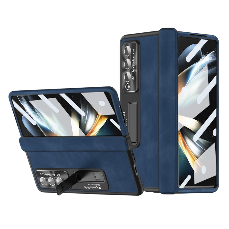 Custodia per telefono magnetica all-inclusive con motivo Napa, For Samsung Galaxy Z Fold4