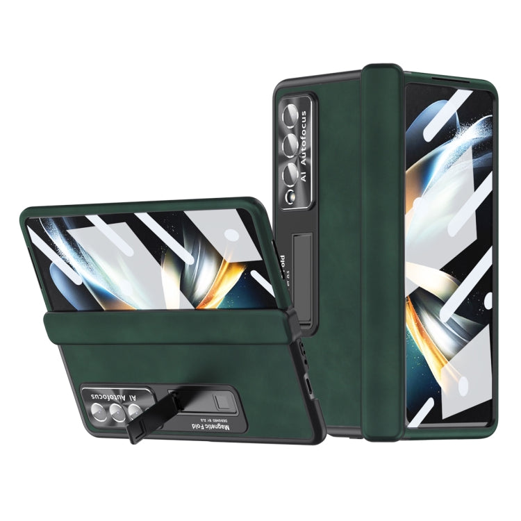 Custodia per telefono magnetica all-inclusive con motivo Napa, For Samsung Galaxy Z Fold4