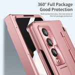 Custodia per telefono pieghevole integrata con cerniera, For Samsung Galaxy Z Fold4