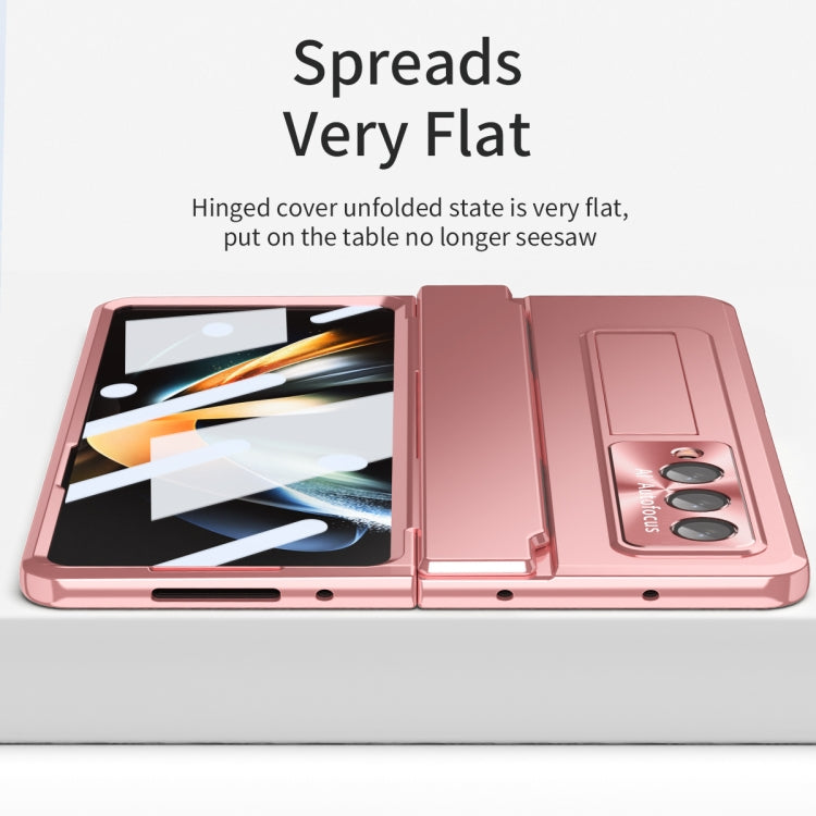 Custodia per telefono pieghevole integrata con cerniera, For Samsung Galaxy Z Fold4