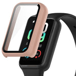 Custodia protettiva integrata per PC + vetro temperato, For Amazfit Band 7