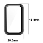 Custodia protettiva integrata per PC + vetro temperato, For Amazfit Band 7