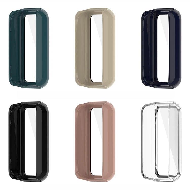 Custodia protettiva integrata per PC + vetro temperato, For Amazfit Band 7