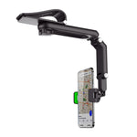 Supporto multifunzionale per telefono cellulare per sedile posteriore con visiera parasole per auto, Z001 (Green), Z001 (Grey)