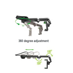 Supporto multifunzionale per telefono cellulare per sedile posteriore con visiera parasole per auto, Z001 (Green), Z001 (Grey)