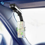 Supporto multifunzionale per telefono cellulare per sedile posteriore con visiera parasole per auto, Z001 (Green), Z001 (Grey)