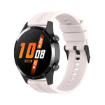 Cinturino per orologio con fibbia nera in silicone da 22 mm, For Huawei Watch Buds