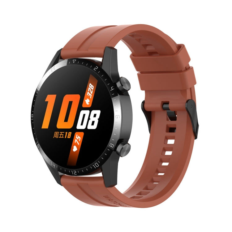 Cinturino per orologio con fibbia nera in silicone da 22 mm, For Huawei Watch 3 Pro New
