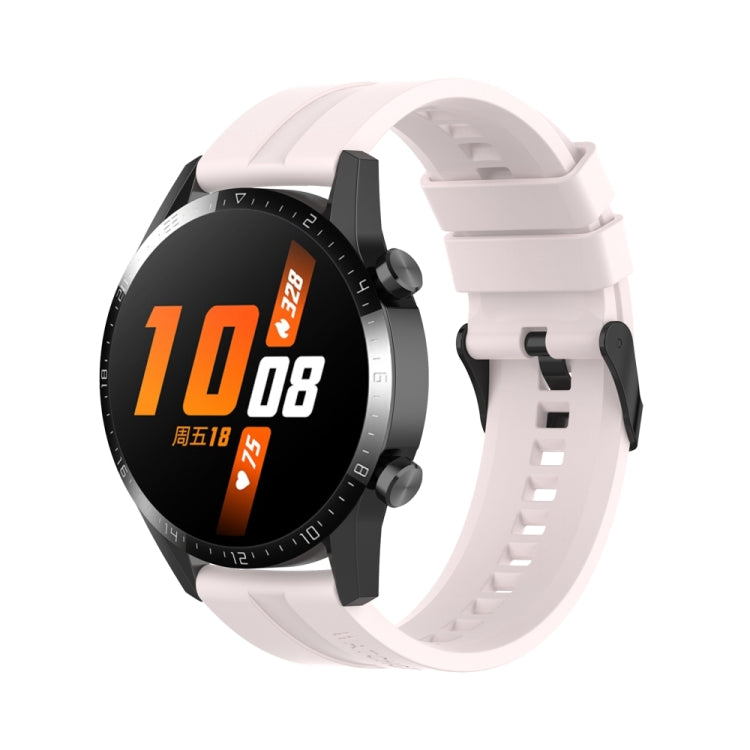 Cinturino per orologio con fibbia nera in silicone da 22 mm, For Huawei Watch 3 Pro New