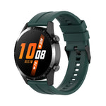 Cinturino per orologio con fibbia nera in silicone da 22 mm, For Huawei Watch 3 Pro New