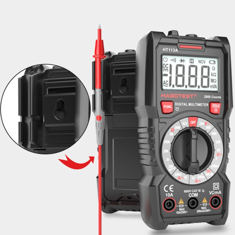 Multimetro digitale HABOTEST HT113C con portata automatica