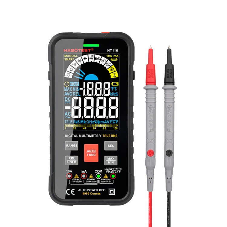 Multimetro digitale HABOTEST HT116 con grande schermo